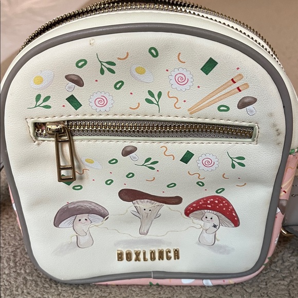 BoxLunch Ramen & Mushroom Mini Backpack - Picture 6 of 10